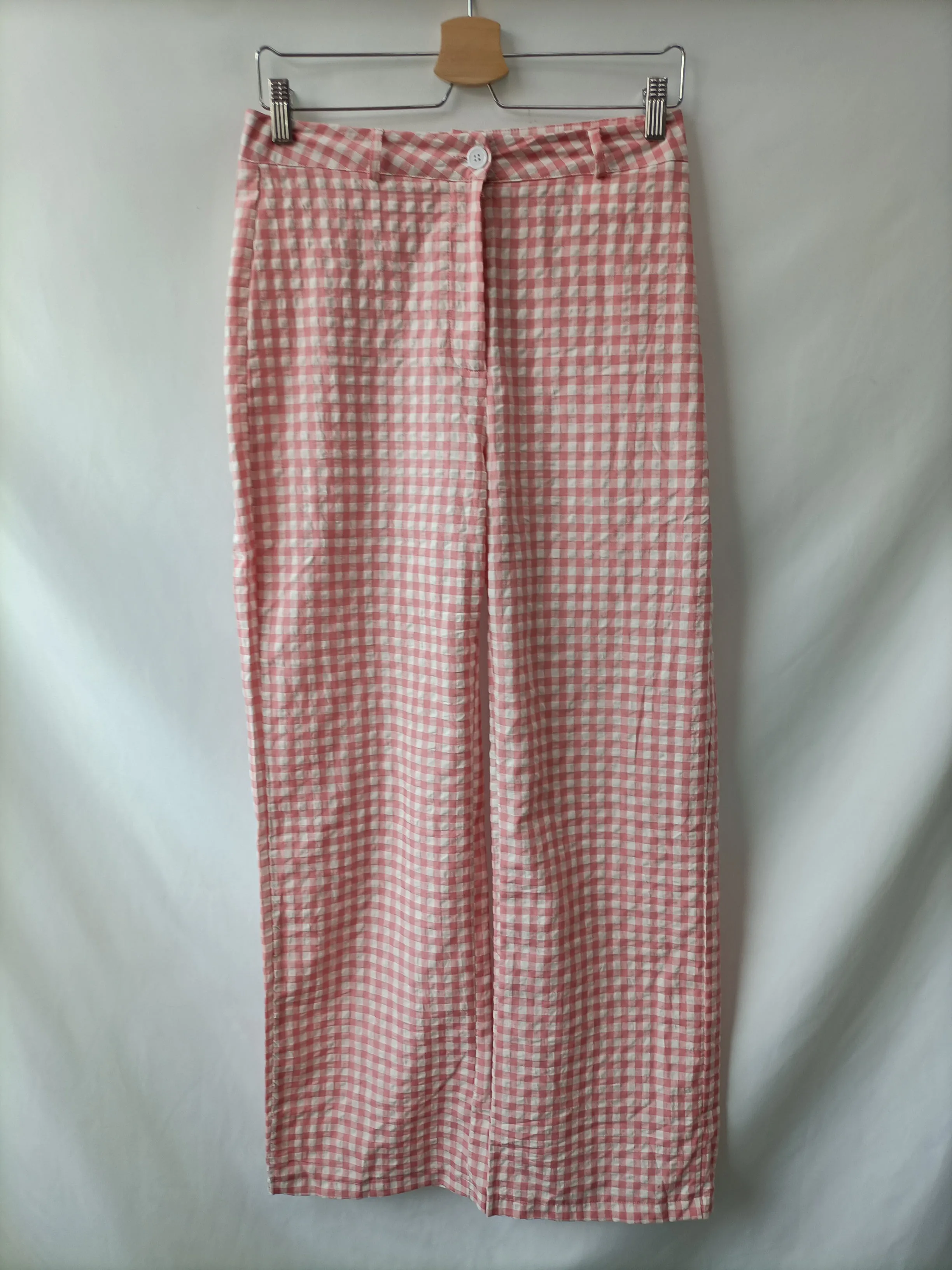 SHEIN. Pantalón cuadros vichy T.m