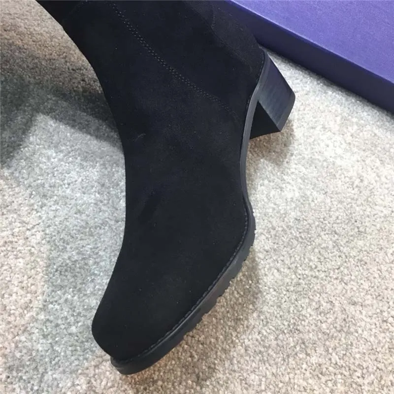 STUART WEITZMAN ZAPATOS DE MUJER THE 5050 BOOT TACóN DE 30 MMNEGRO