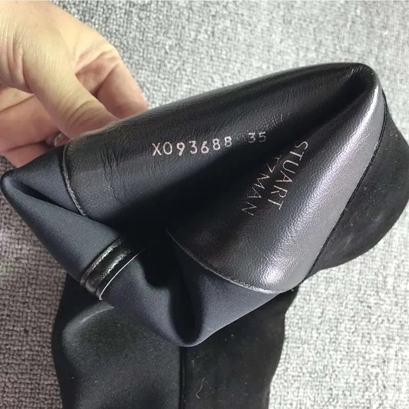 STUART WEITZMAN ZAPATOS DE MUJER THE 5050 BOOT TACóN DE 30 MMNEGRO