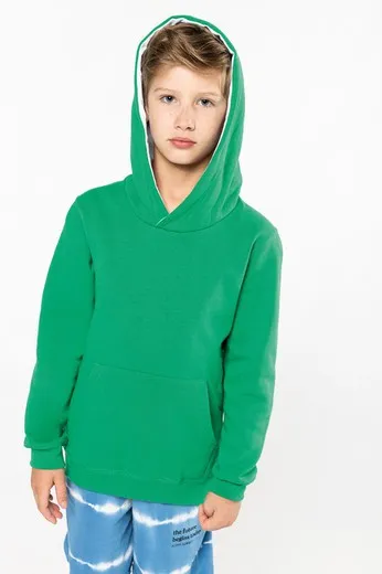 SUDADERA CAPUCHA CONTRASTADA NIÑOS