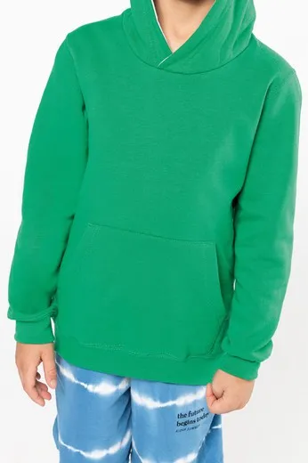 SUDADERA CAPUCHA CONTRASTADA NIÑOS