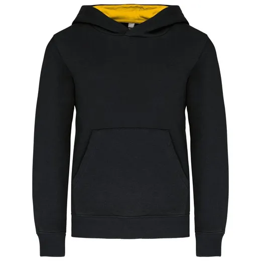 SUDADERA CAPUCHA CONTRASTADA NIÑOS
