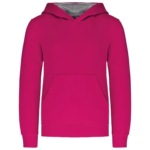 SUDADERA CAPUCHA CONTRASTADA NIÑOS