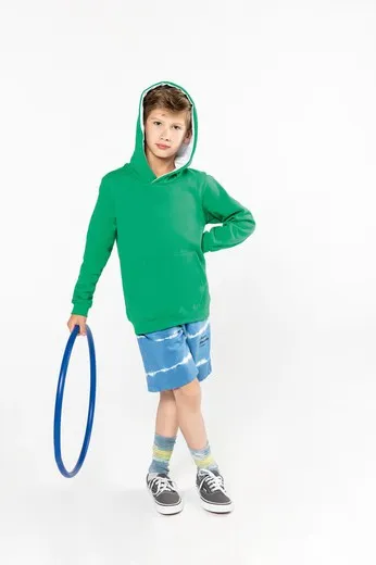 SUDADERA CAPUCHA CONTRASTADA NIÑOS