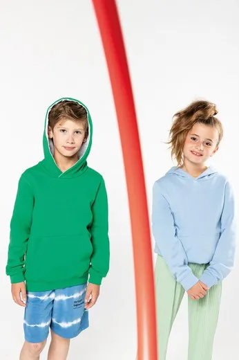 SUDADERA CAPUCHA CONTRASTADA NIÑOS