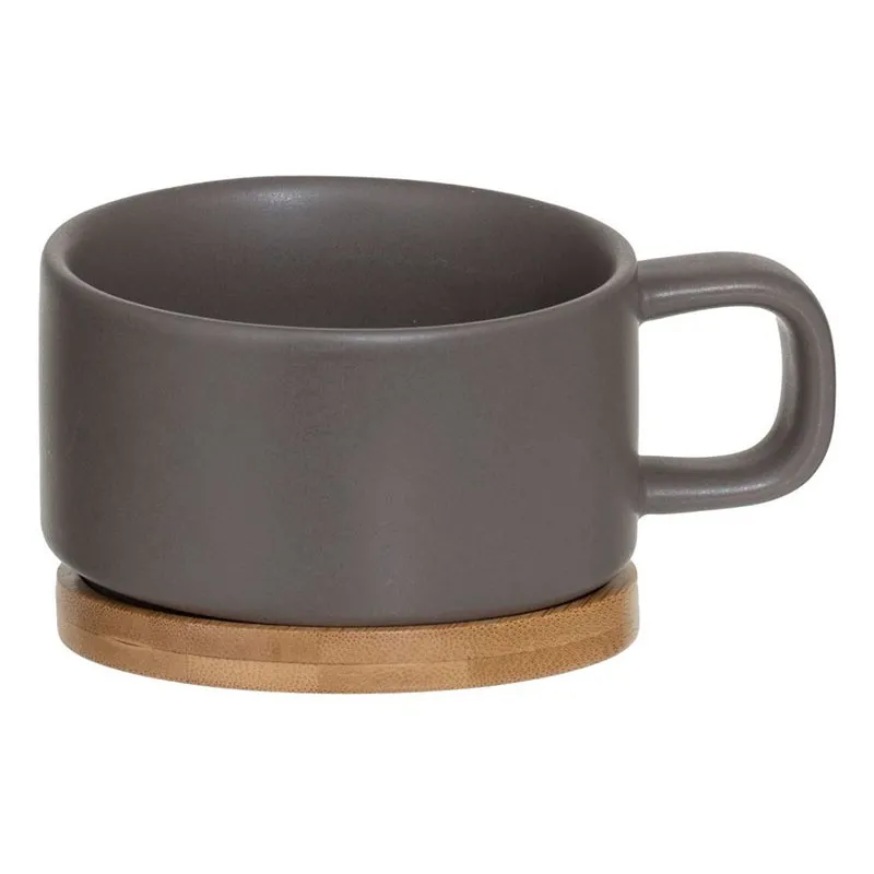 Tetera Con Taza Nature Pardo