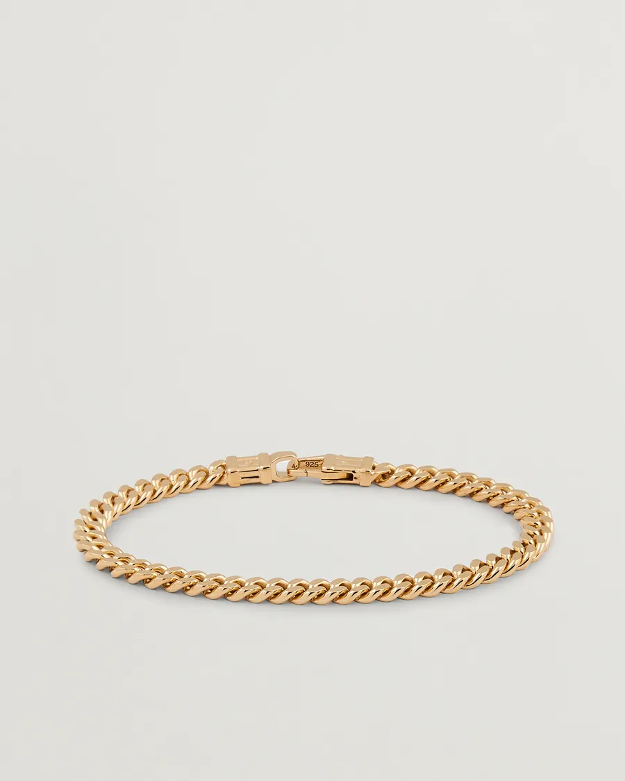 Tom Wood Curb Bracelet L Gold