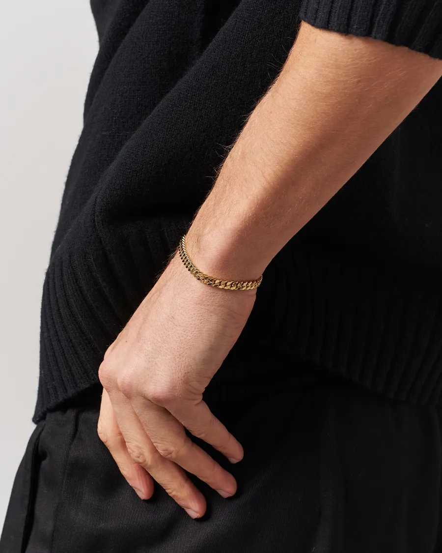Tom Wood Curb Bracelet L Gold