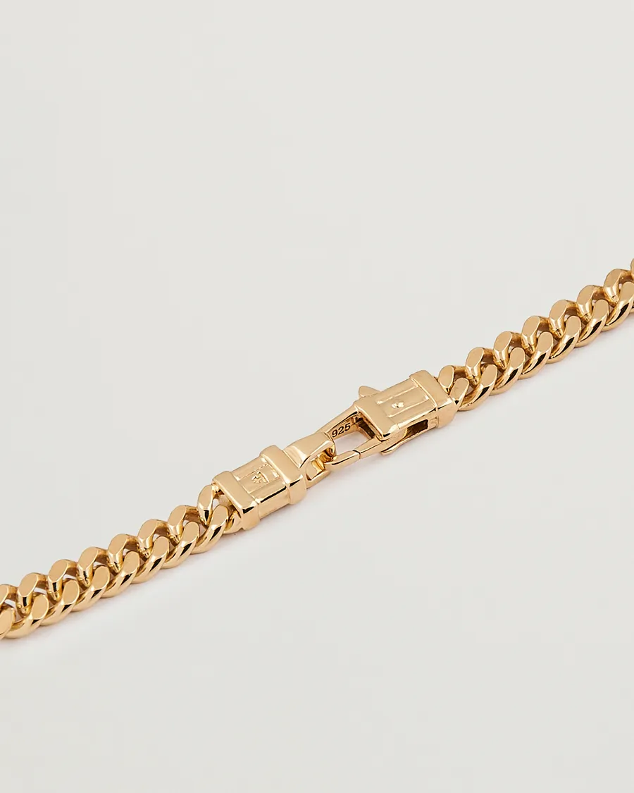 Tom Wood Curb Bracelet L Gold