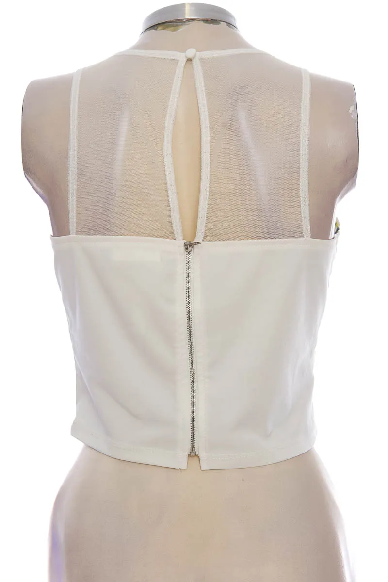 TOP / CAMISETA COLOR BEIGE  VIOLA