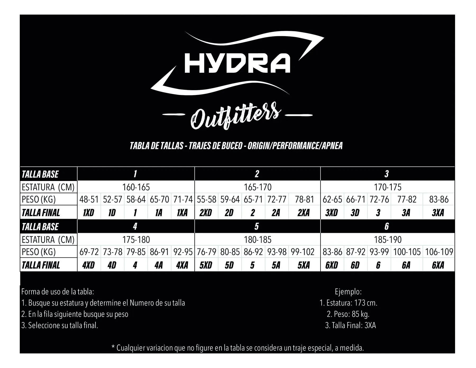 TRAJE DE BUCEO HYDRA ORIGIN