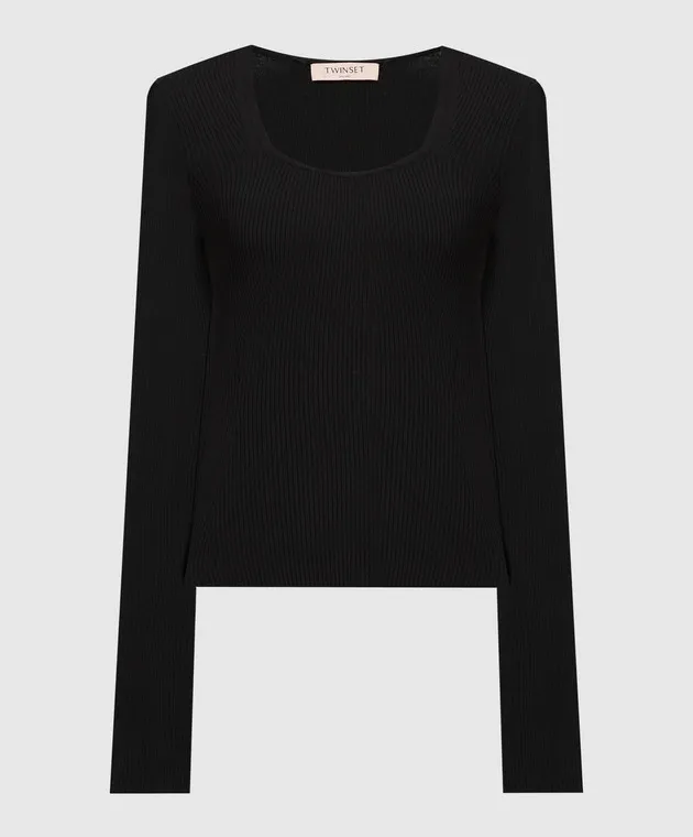 Twinset Black striped longsleeve
