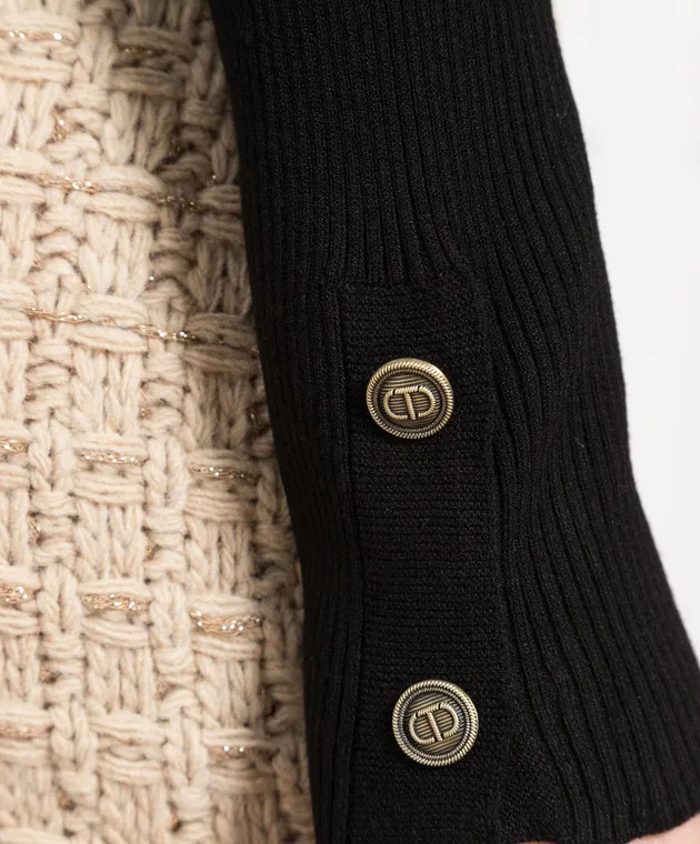 Twinset Black striped longsleeve