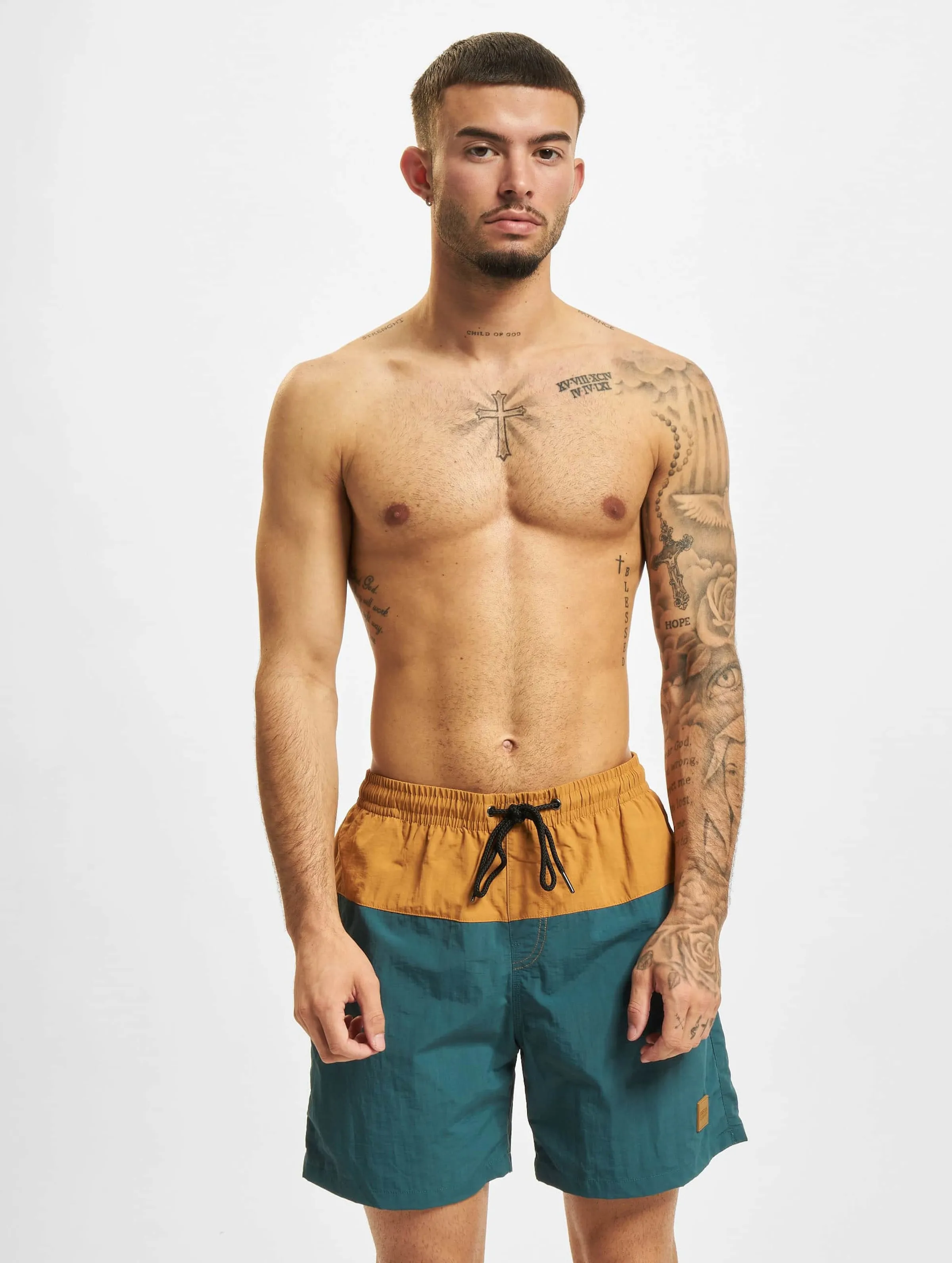 Urban Classics Block Swim Trunks