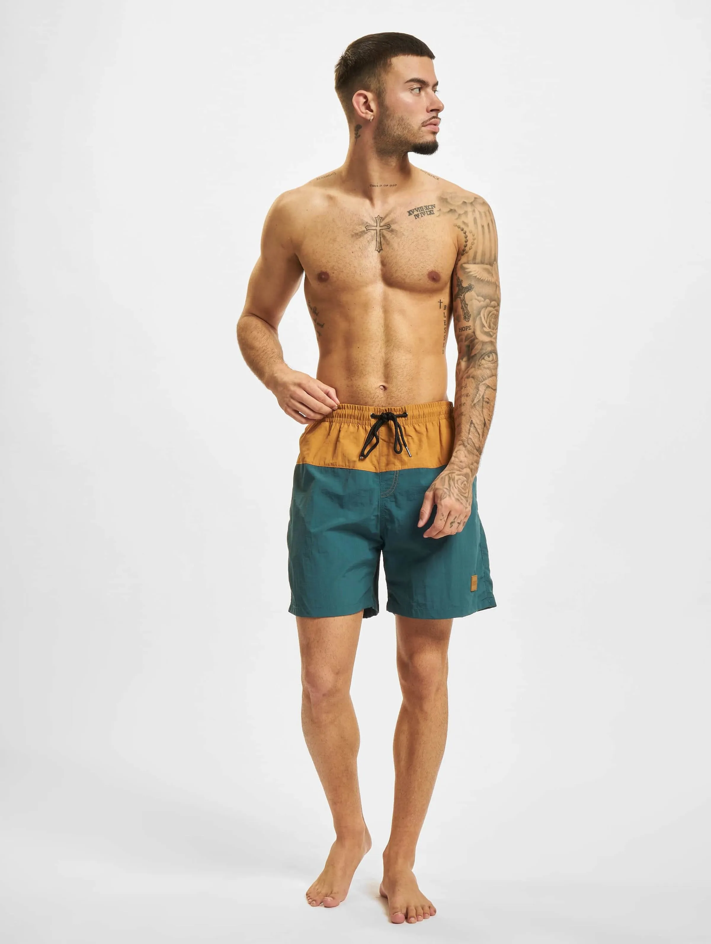 Urban Classics Block Swim Trunks