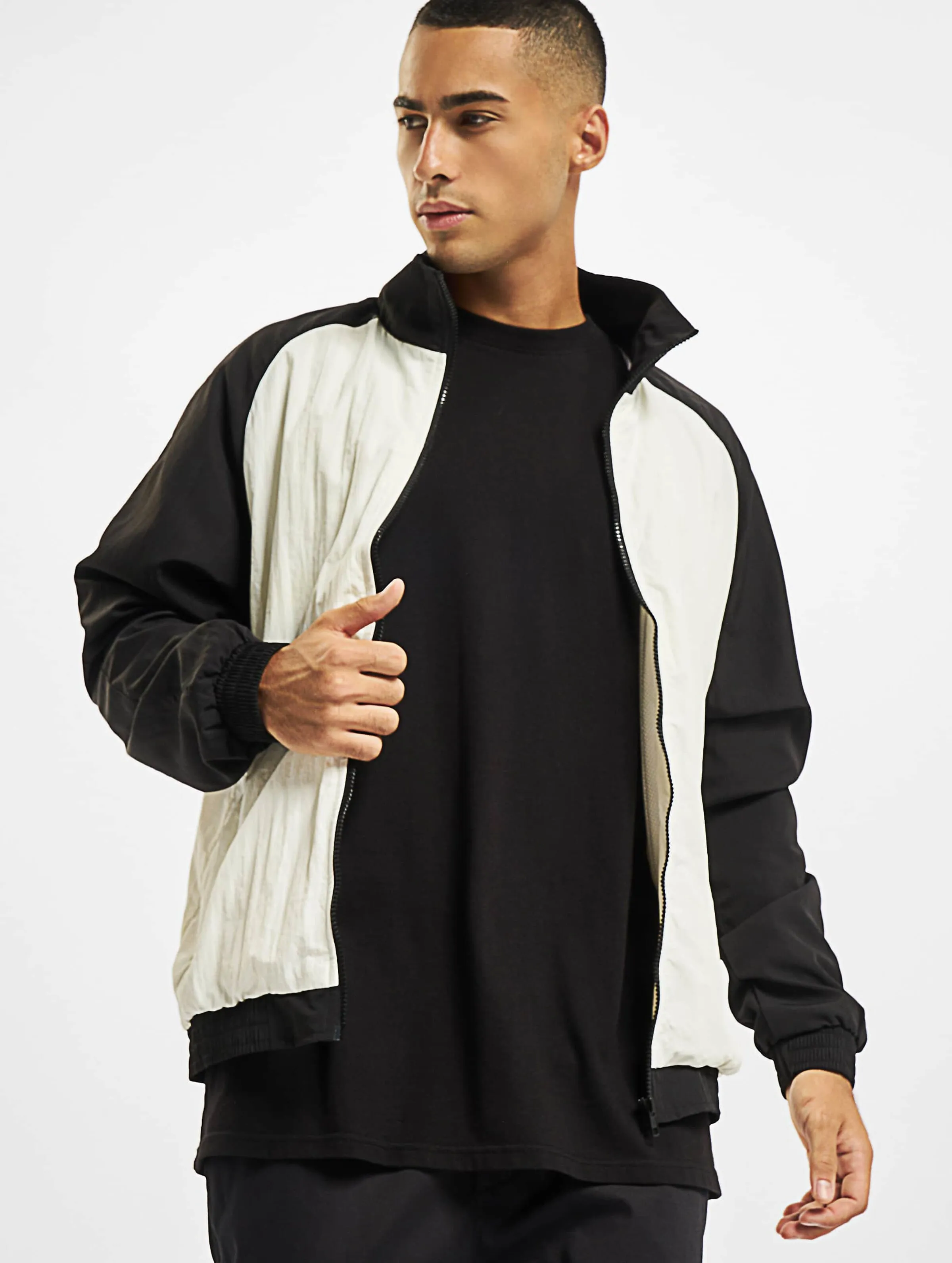 Urban Classics Crinkle Contrast Raglan