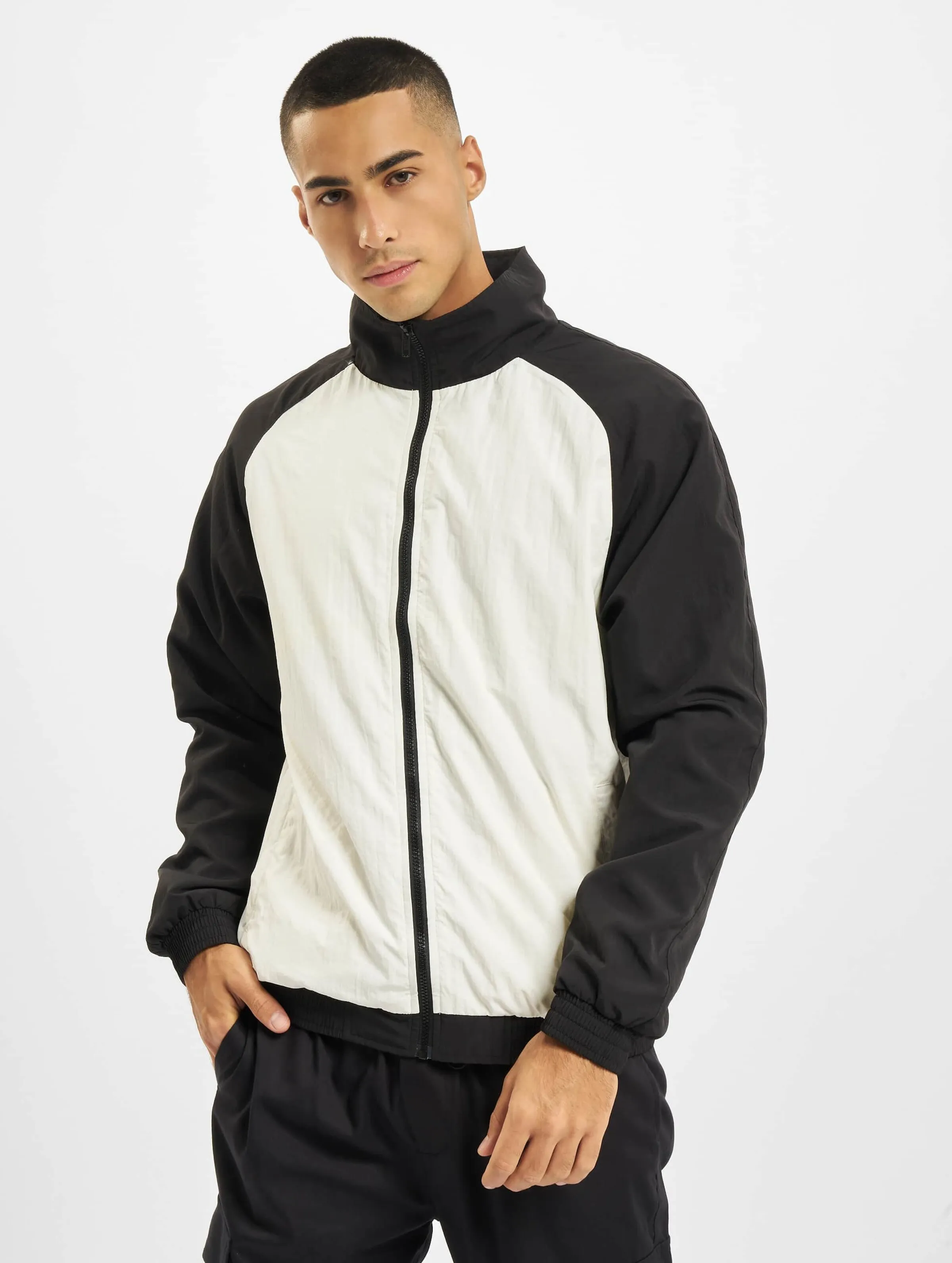 Urban Classics Crinkle Contrast Raglan
