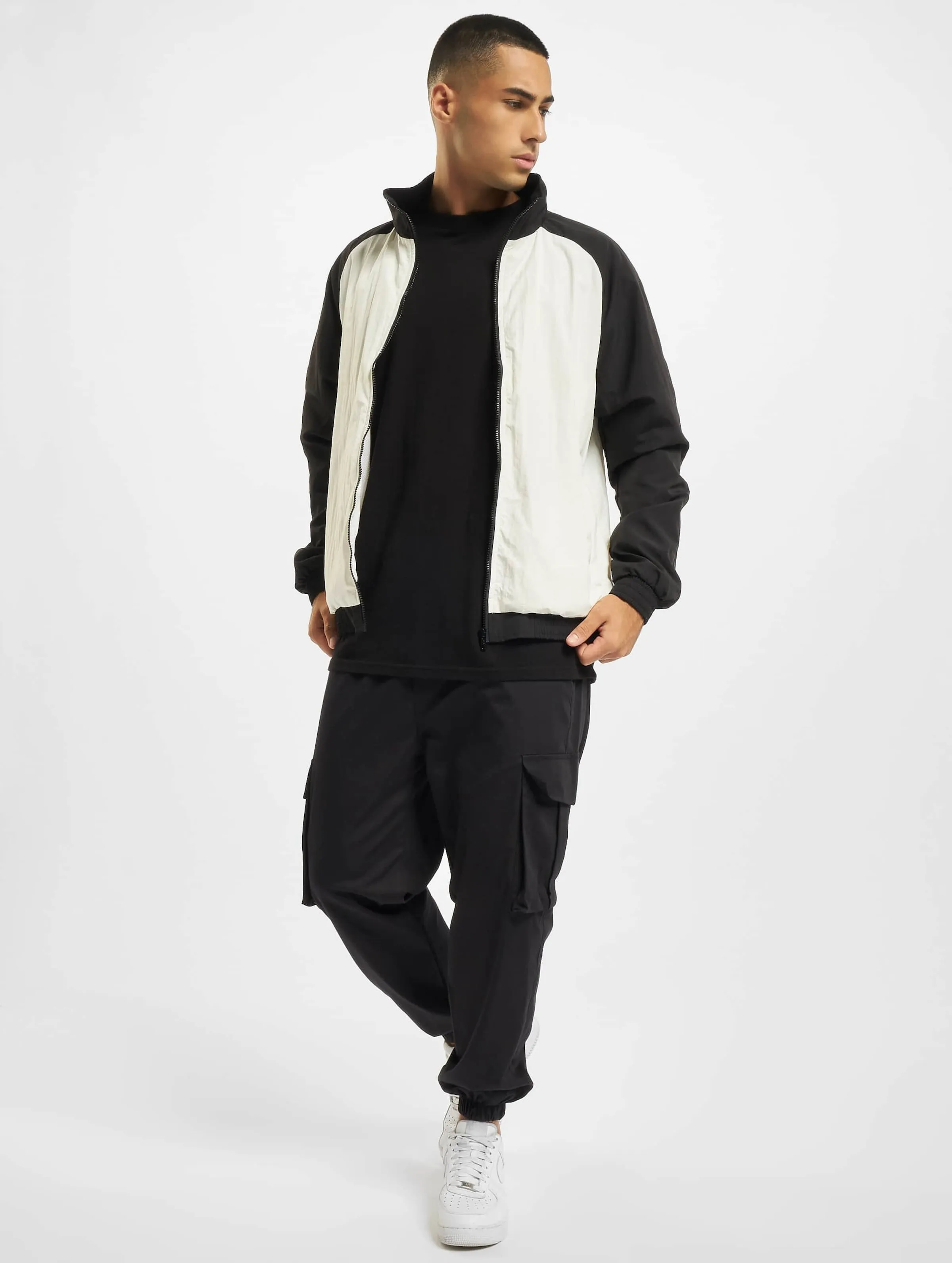 Urban Classics Crinkle Contrast Raglan