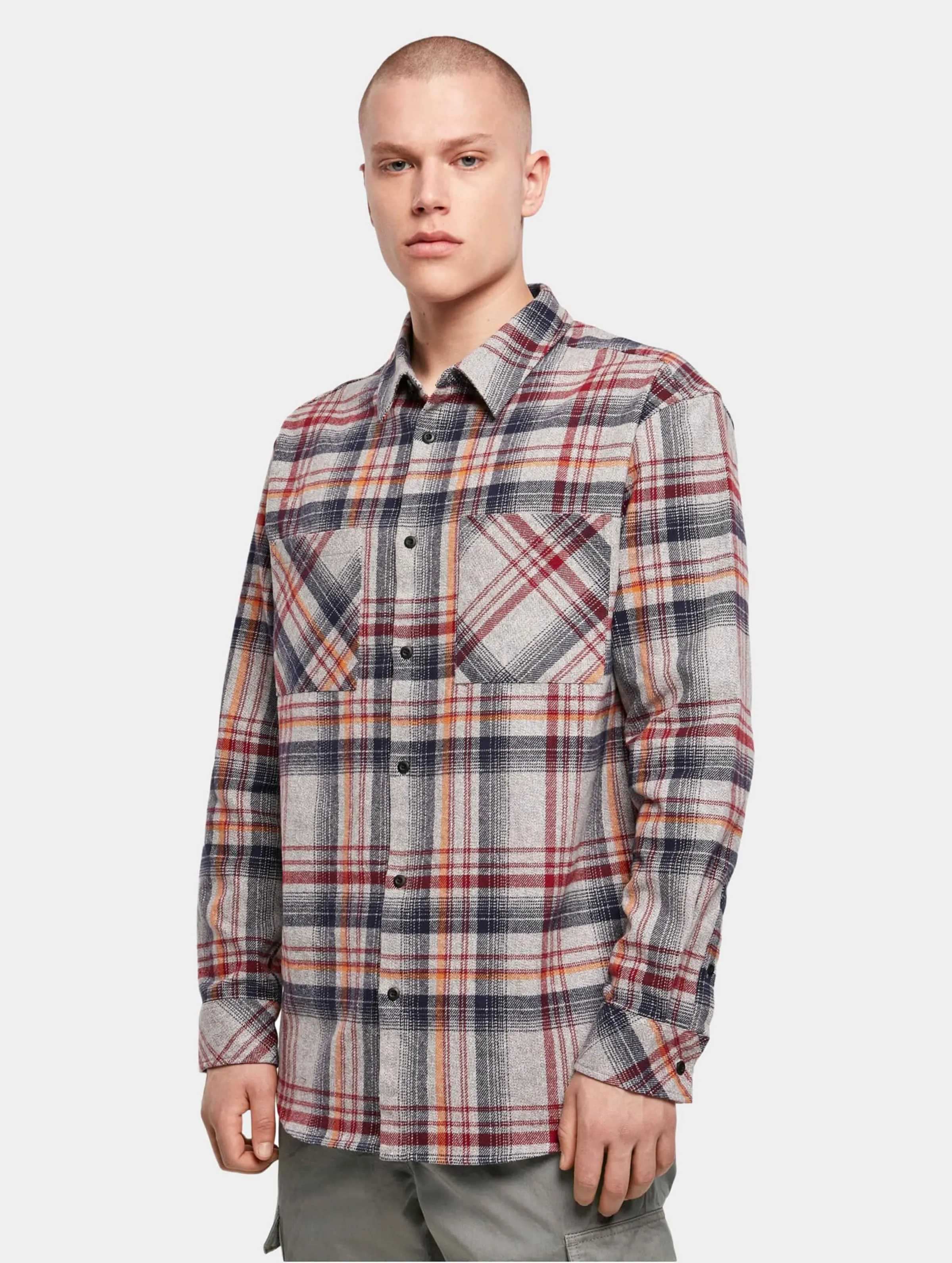 Urban Classics Heavy Curved Oversized Checked