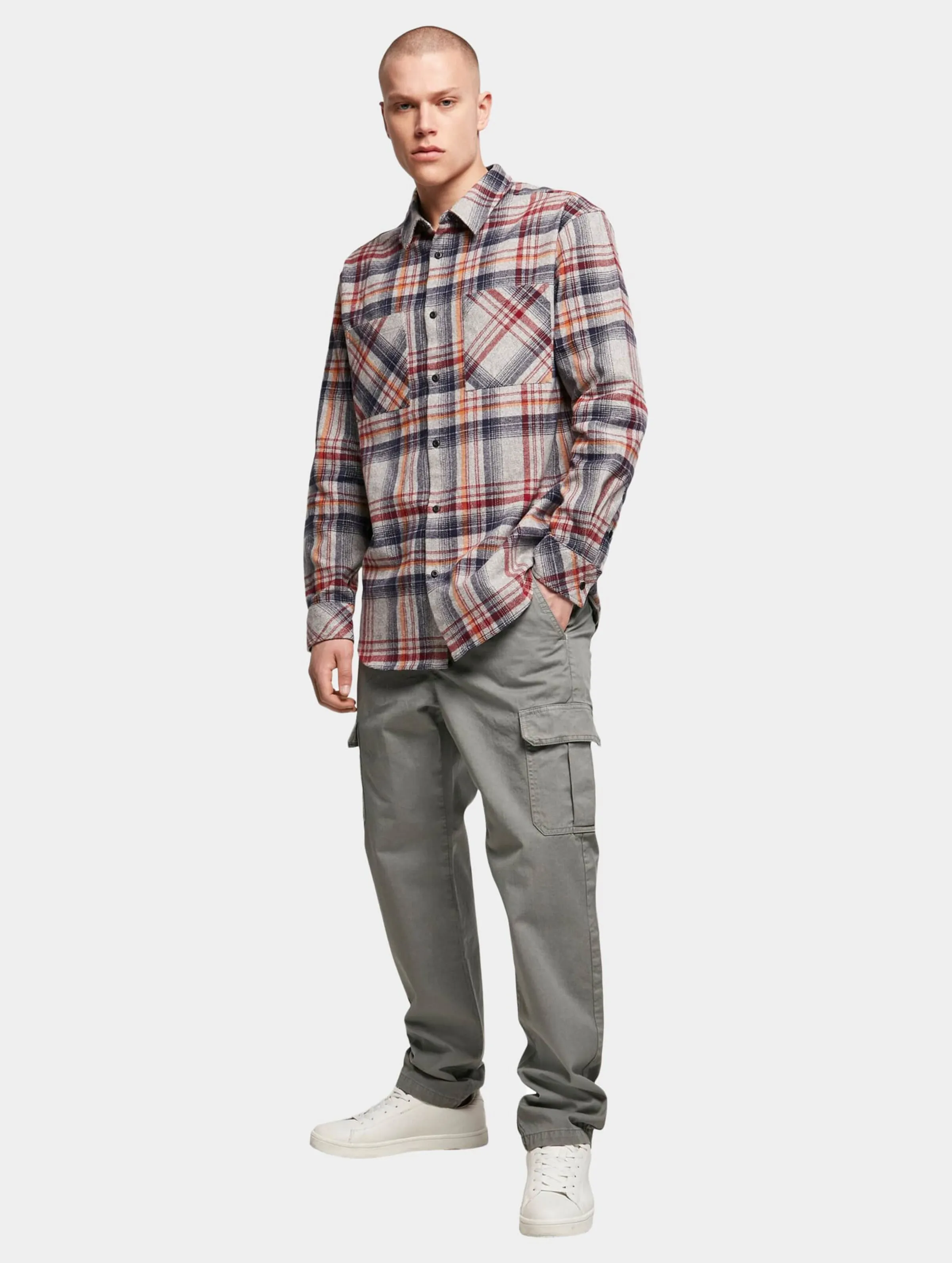 Urban Classics Heavy Curved Oversized Checked