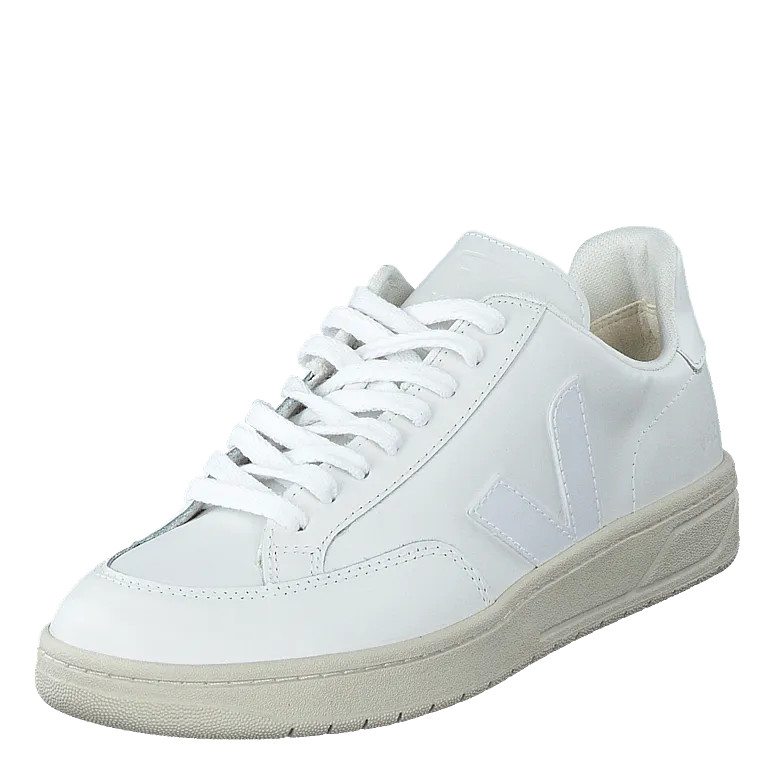 VEJA ZAPATOS V12 LEATHER EXTRAWHITE EXTRAWHITE