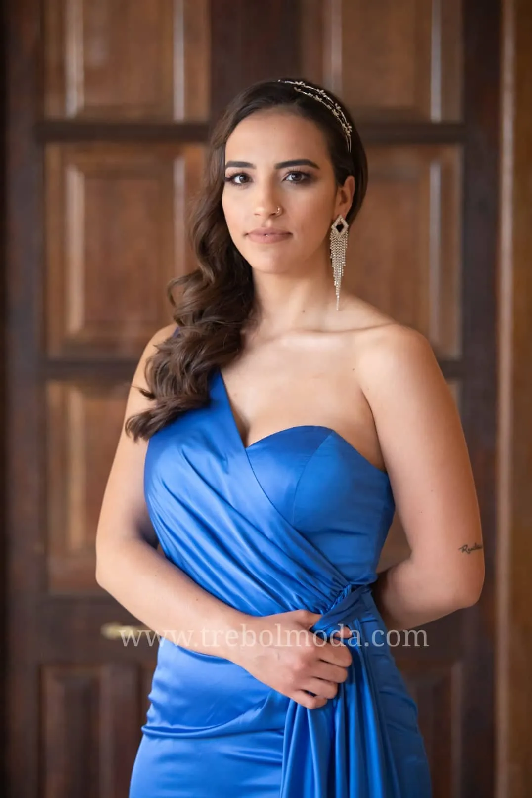 Vestido largo para una graduación