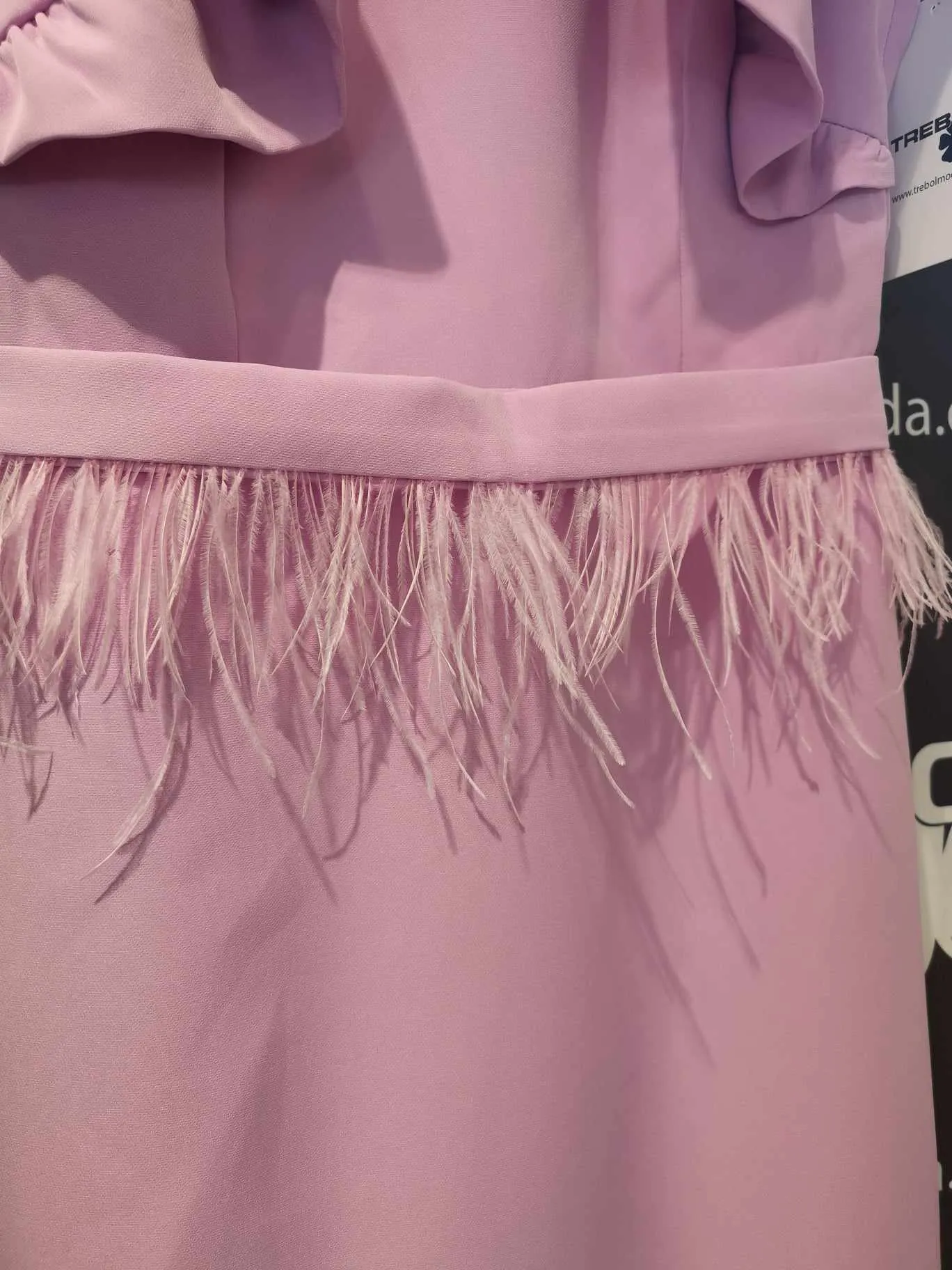 Vestido lila para mamá de comunión