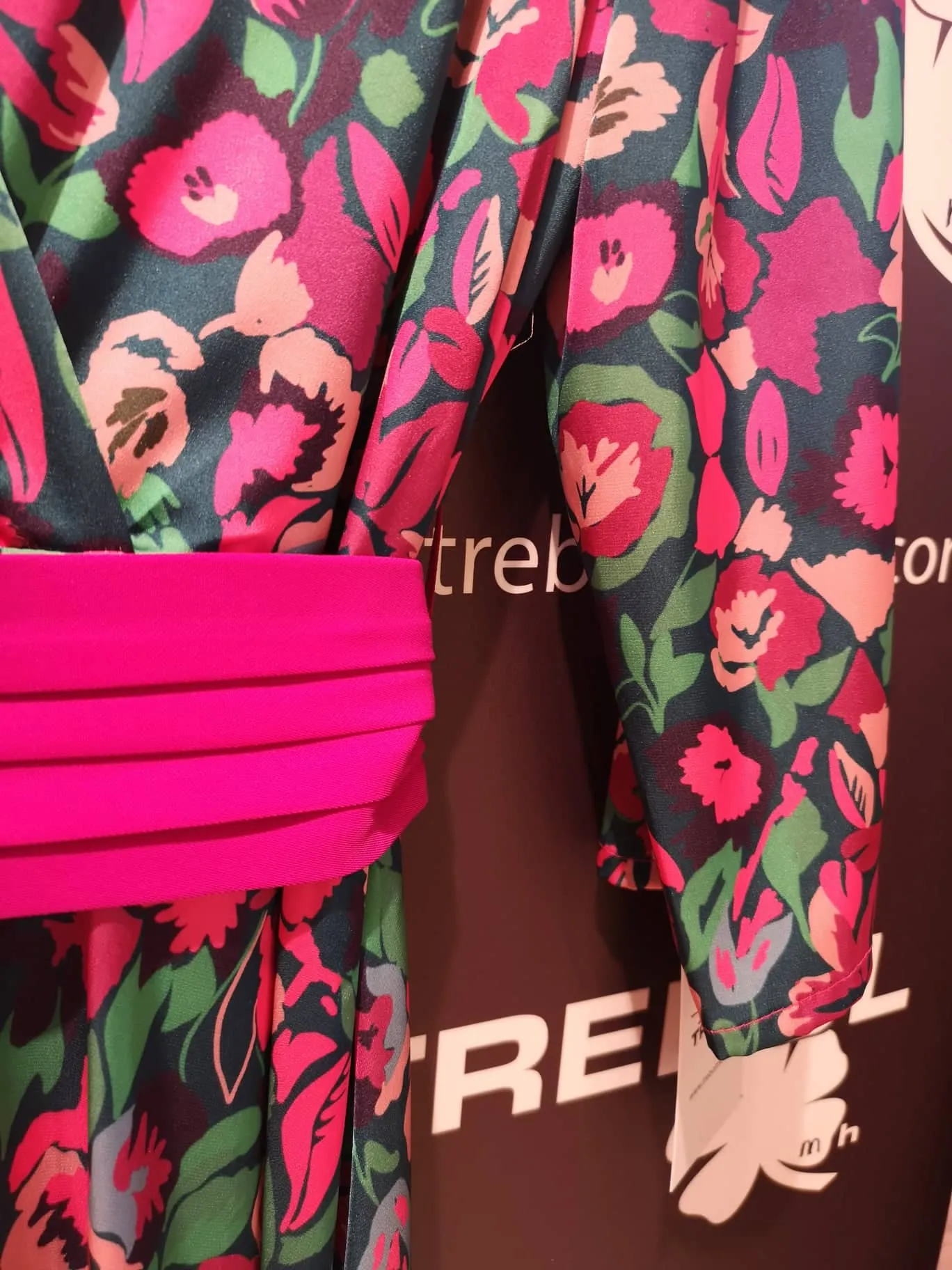 Vestido midi estampado