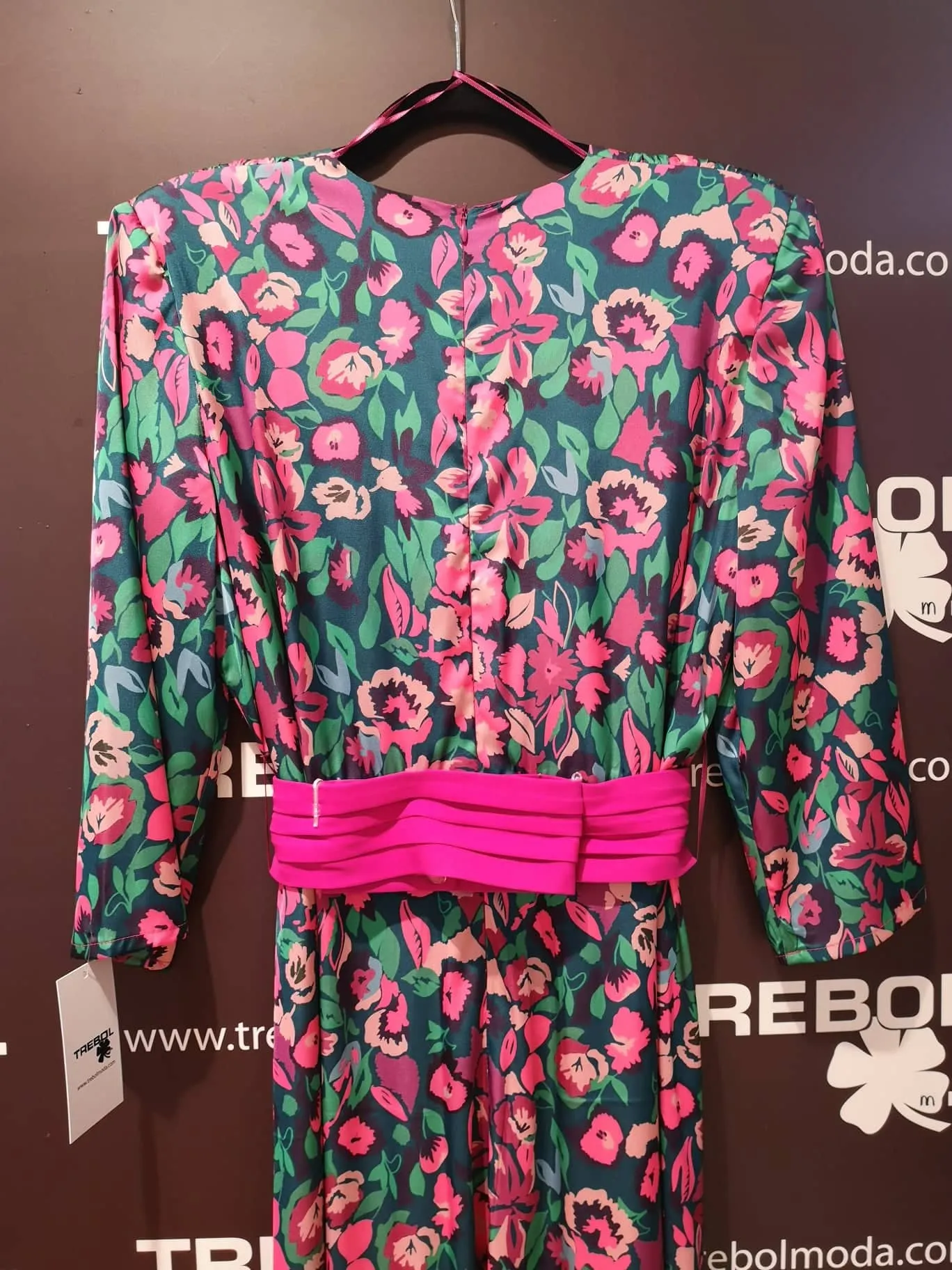 Vestido midi estampado