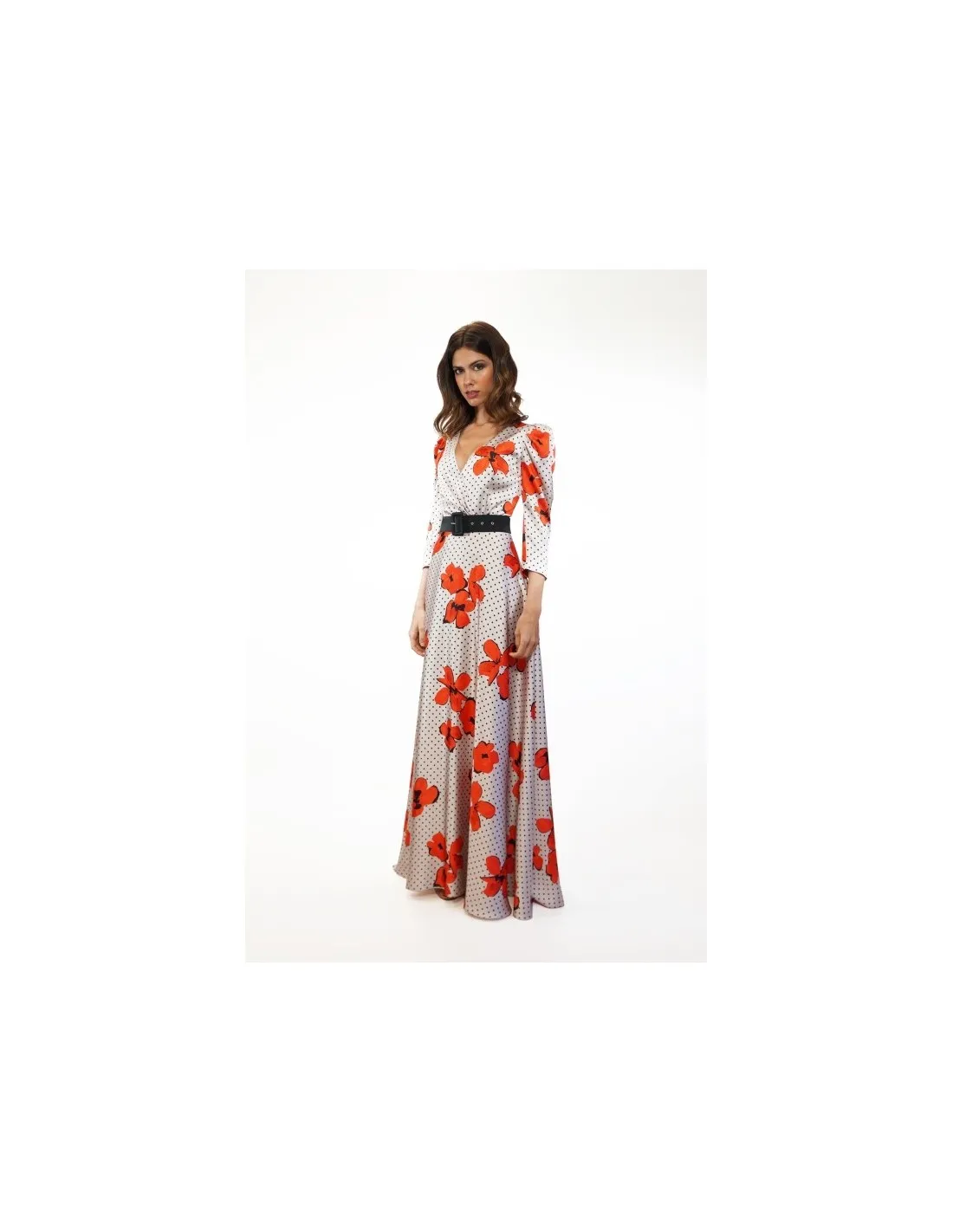 VESTIDO ML FIESTA LE CARLA RUIZ 99624