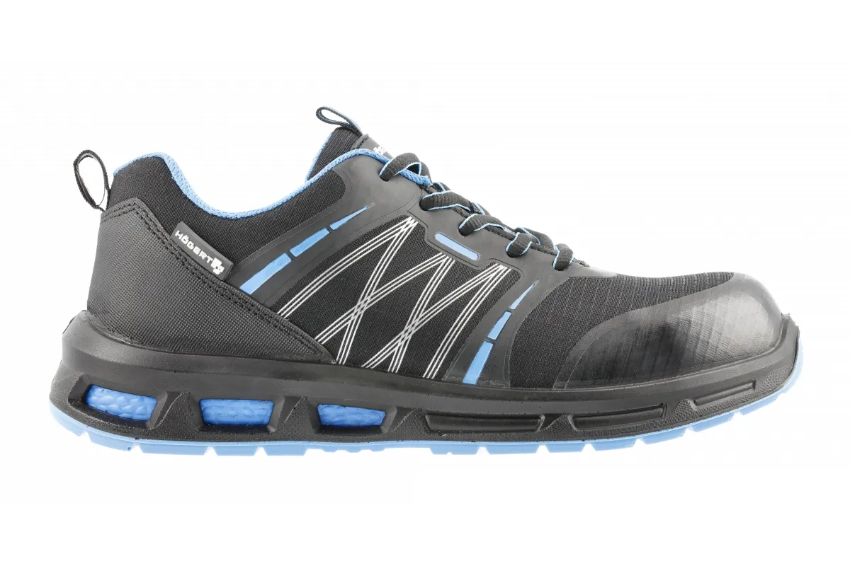 WARNOW zapatos de seguridad RIPSTOP S1PL SR FO negro/azul 40