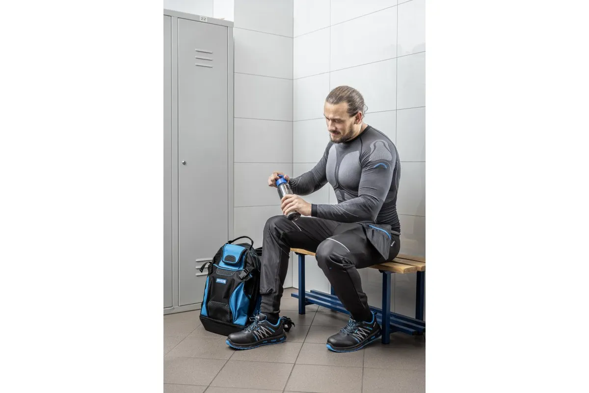 WARNOW zapatos de seguridad RIPSTOP S1PL SR FO negro/azul 40