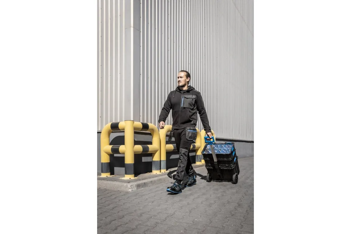 WARNOW zapatos de seguridad RIPSTOP S1PL SR FO negro/azul 40