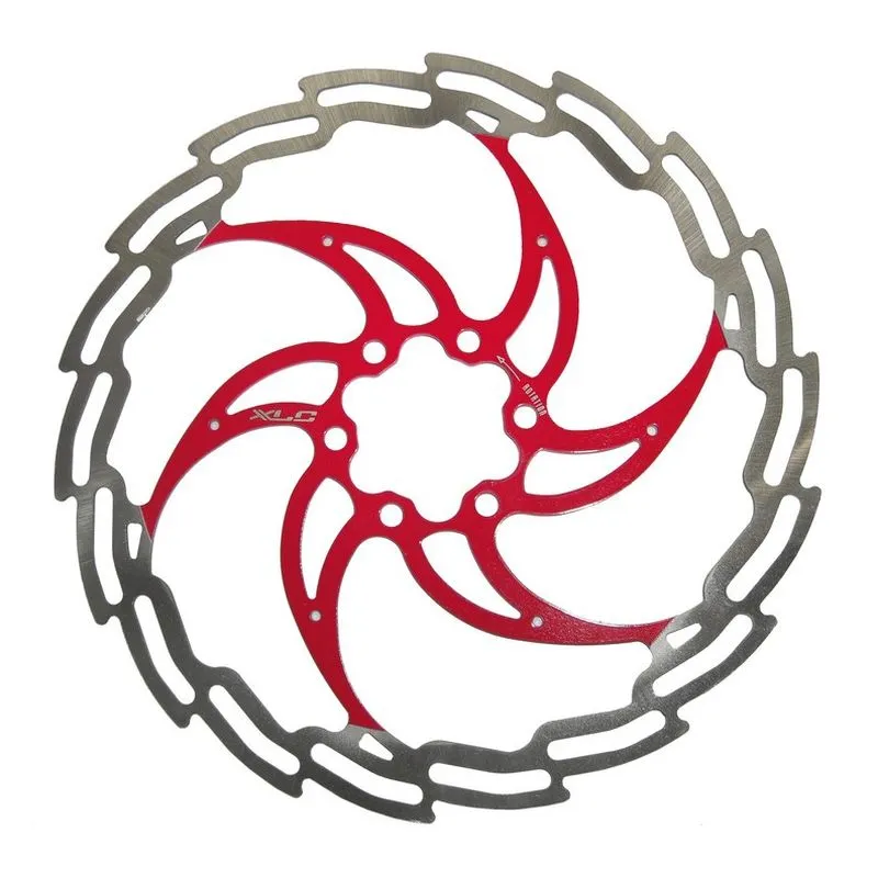 XLC BRX02 DISCO DE FRENO 6 AGUJEROS 203MM PL/ROJO  2500321504