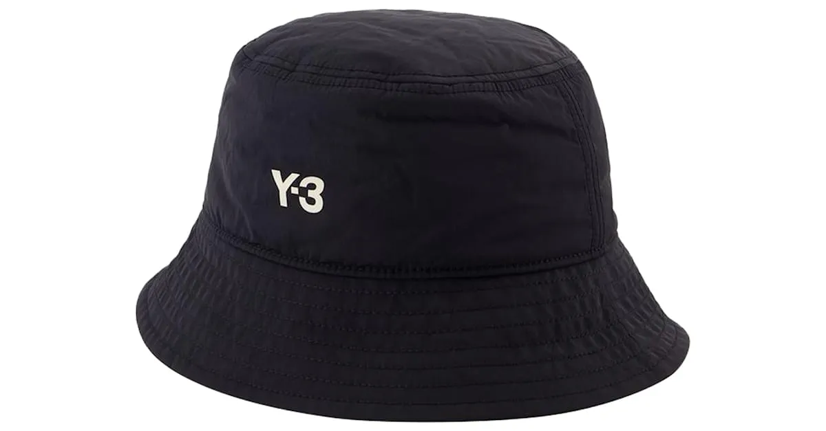 Y3 GORRA TIPO BUCKET STRP B  Y3  SINTéTICO  NEGRO 
