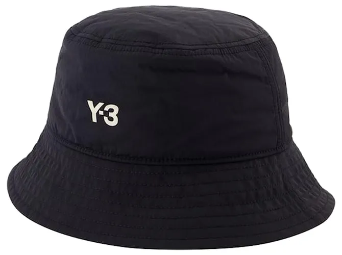 Y3 GORRA TIPO BUCKET STRP B  Y3  SINTéTICO  NEGRO 