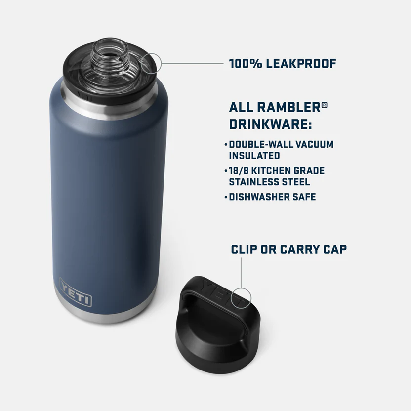 YETI RAMBLER®BOTELLA DE 46 OZ (1,4 L) CON TAPA CHUG