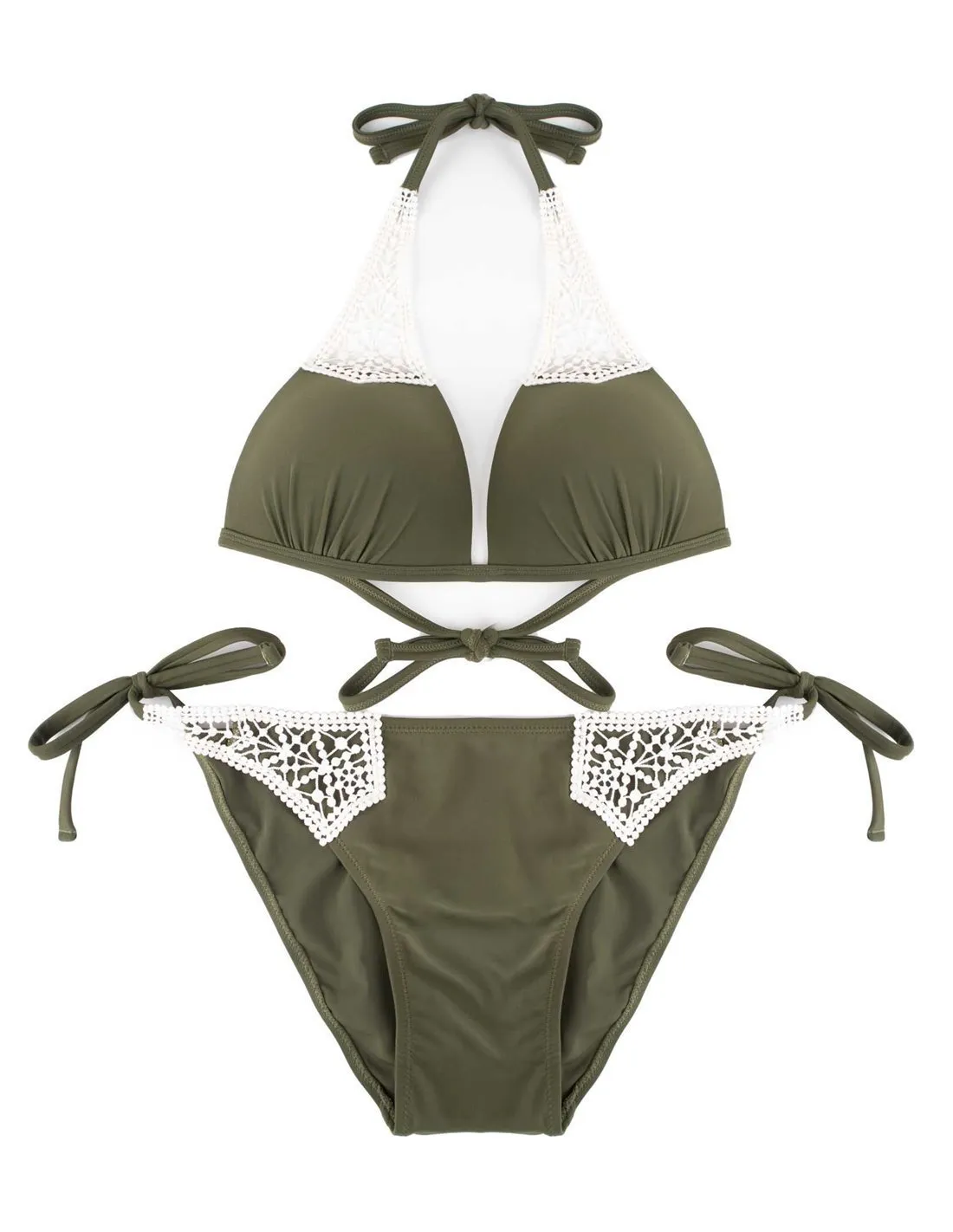 YSABEL MORA  CONJUNTO BIKINI VERDE 82539 MUJER