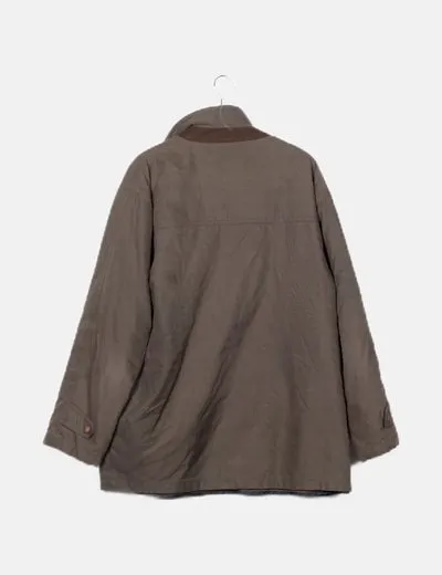 Yves Saint Laurent Abrigo verde básico