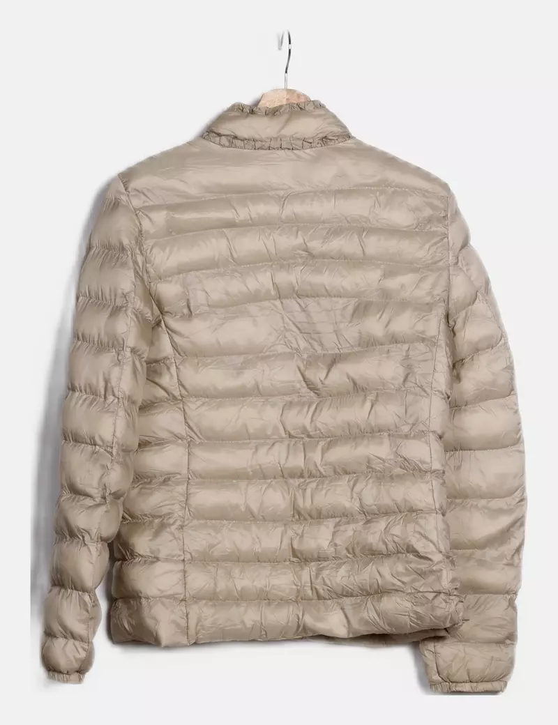 ZAC & ZOE Abrigo acolchado beige