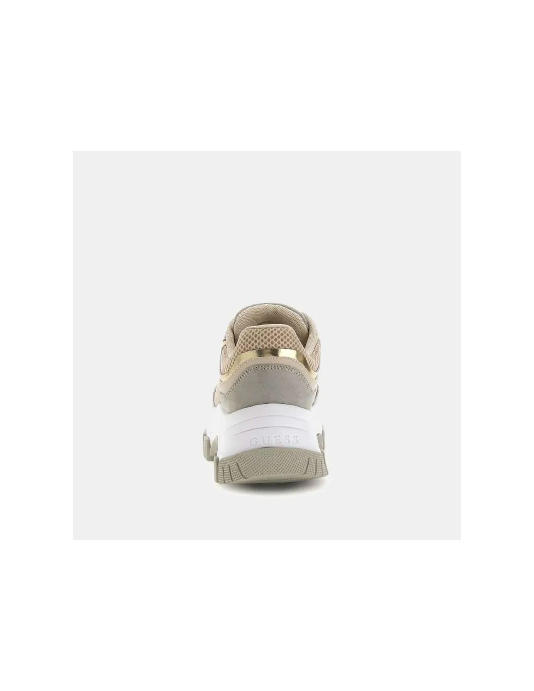 >Zapatilla runner para Mujer GUESS brecky aplicaciones laminadas
