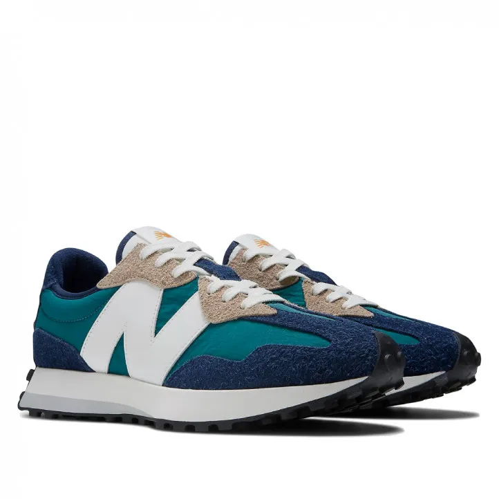 Zapatillas deportivas New Balance 327 navy con vintage teal