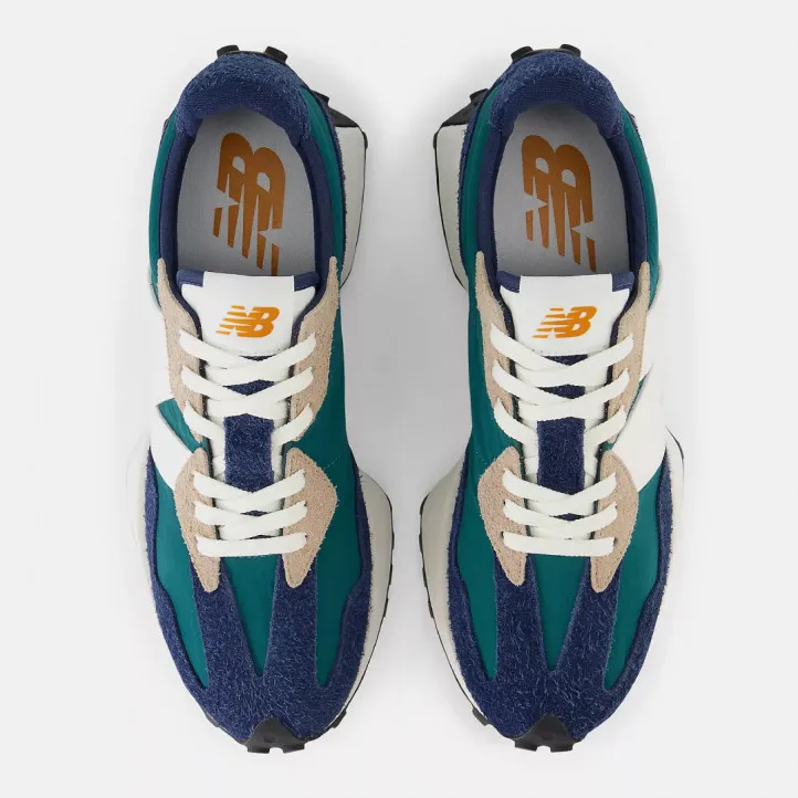 Zapatillas deportivas New Balance 327 navy con vintage teal