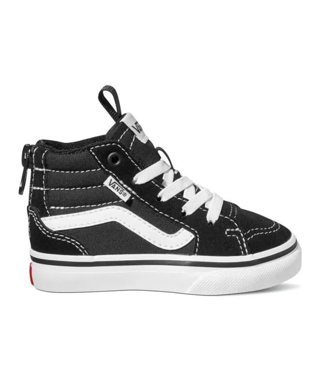 Zapatillas Vans Filmore Hi Zip TD Suede Canvas Black