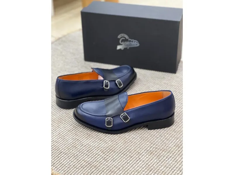 ZAPATO DE COPETE CON HEBILLAS 6915 CALZADOS GAYOSO EN COLOR AZUL