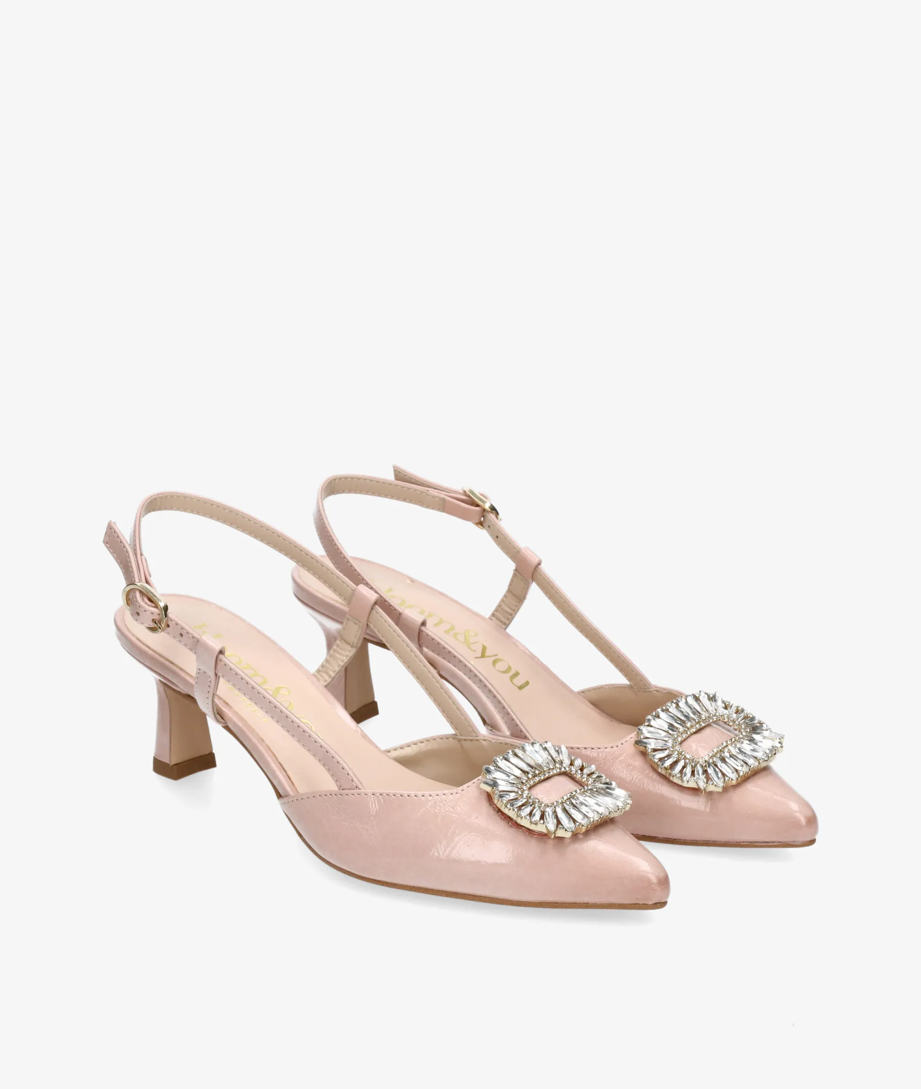 Zapatos de vestir bloom&you JEWEL en charol nude