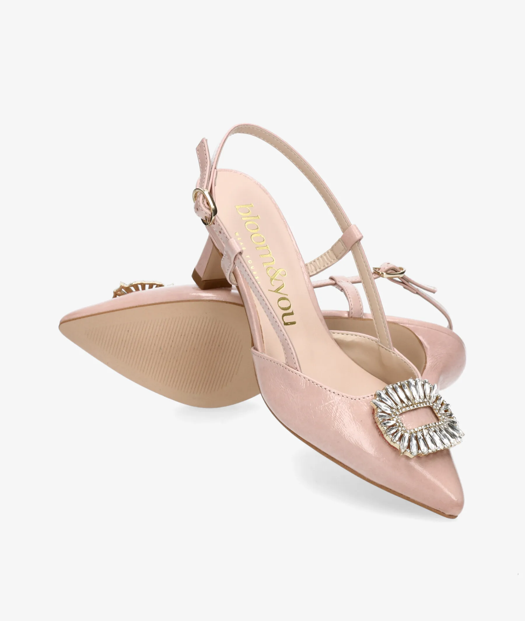 Zapatos de vestir bloom&you JEWEL en charol nude