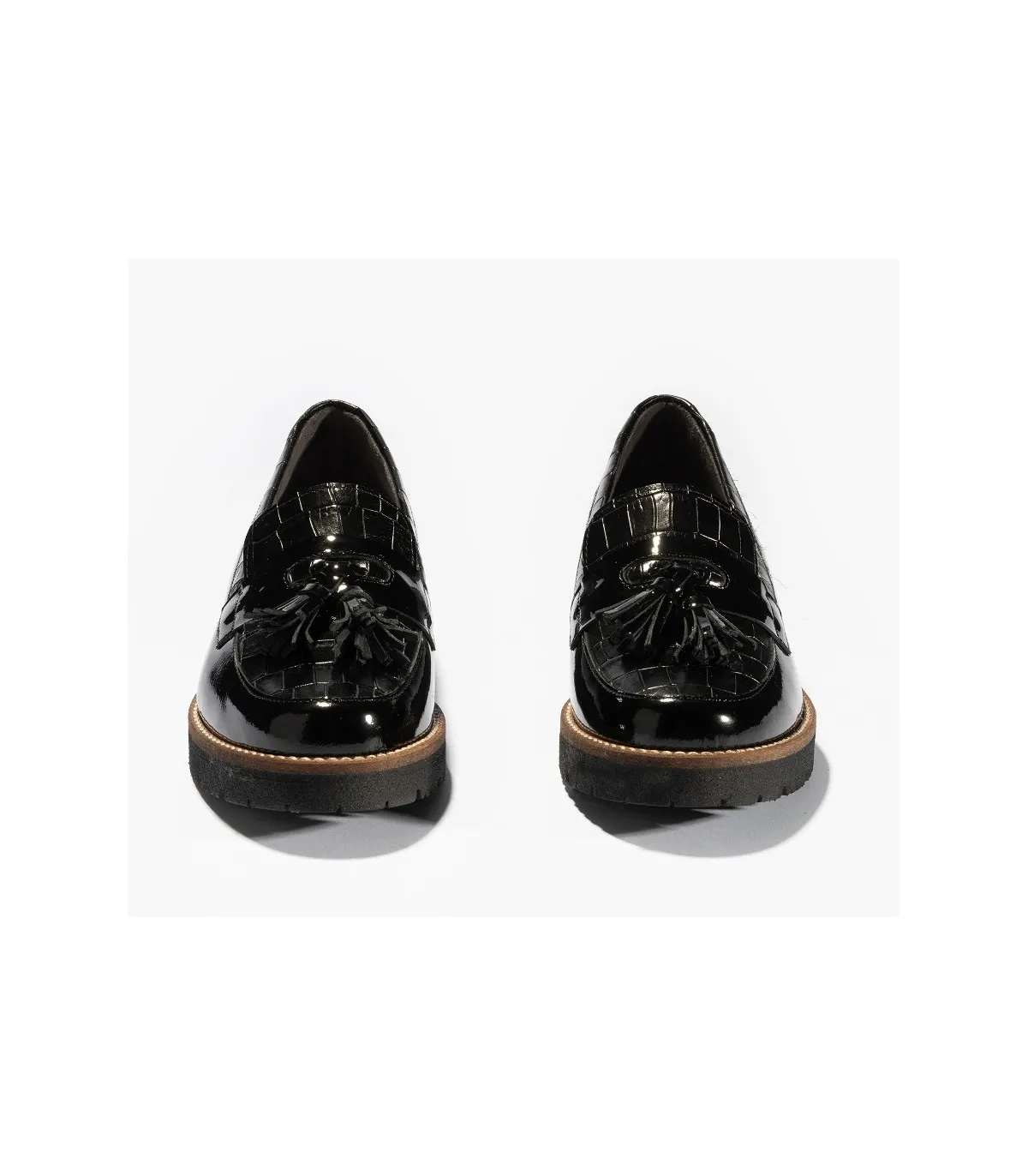 Zapatos mocasín con borlas