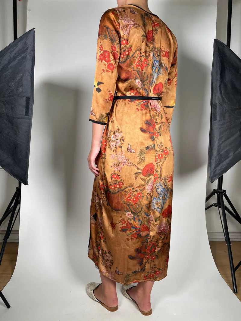 ZARA Kimono Flores & Aves